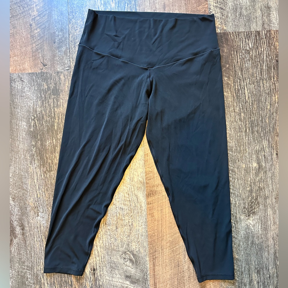 Aerie OFFLINE Black Leggings XXL 7/8 Length High Rise